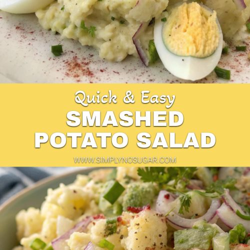 Smashed Potato Salad pinterest