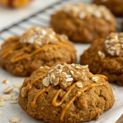 Soft Pumpkin Oatmeal Cookies 1
