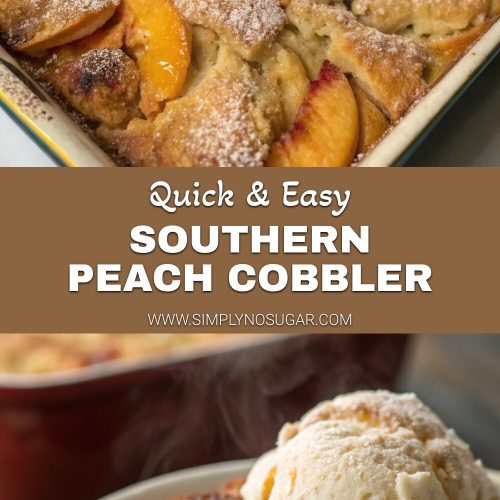 Southern Peach Cobbler pinterest