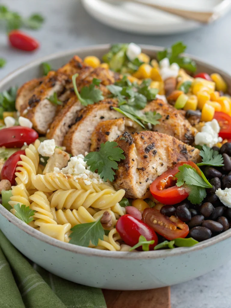 Southwest Chicken Pasta Salad