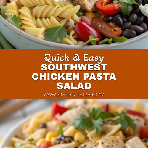 Southwest Chicken Pasta Salad pinterest