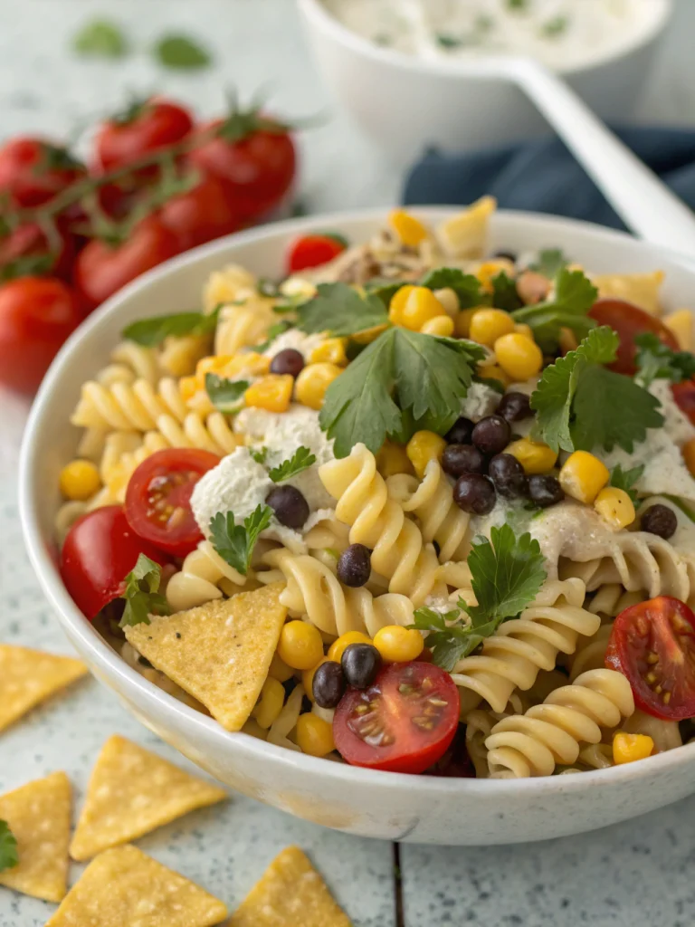 Southwest Ranch Pasta Salad