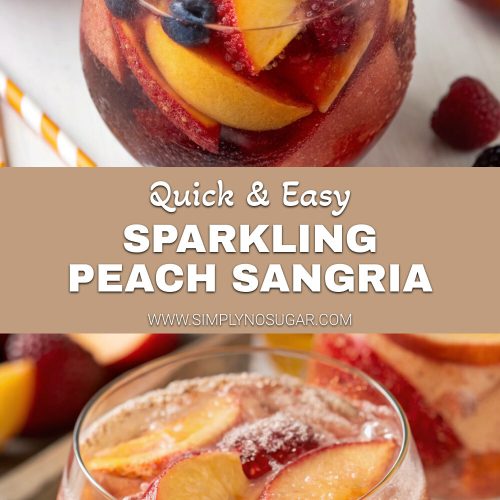 Sparkling Peach Sangria pinterest