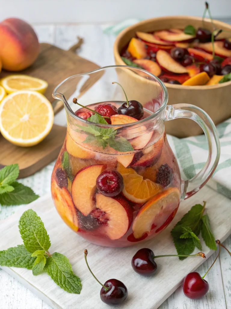 Stone Fruit Rosé Sangria