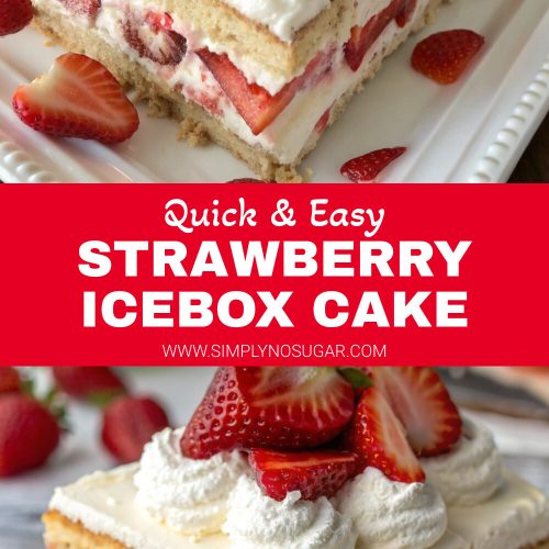 Strawberry Icebox Cake pinterest