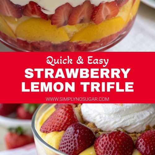 Strawberry Lemon Trifle pinterest