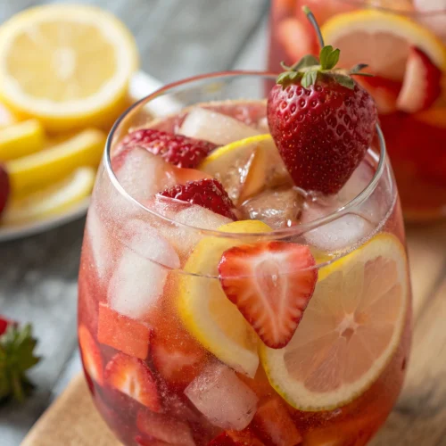 Strawberry Lemonade Sangria 1