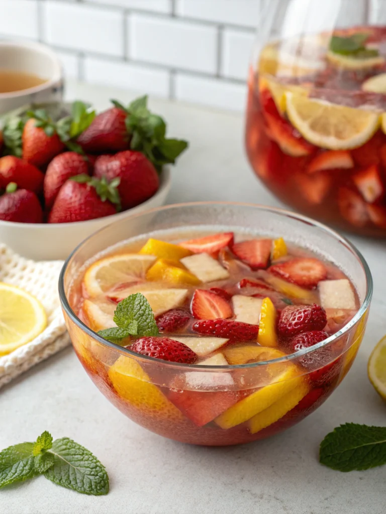 Strawberry Lemonade Sangria