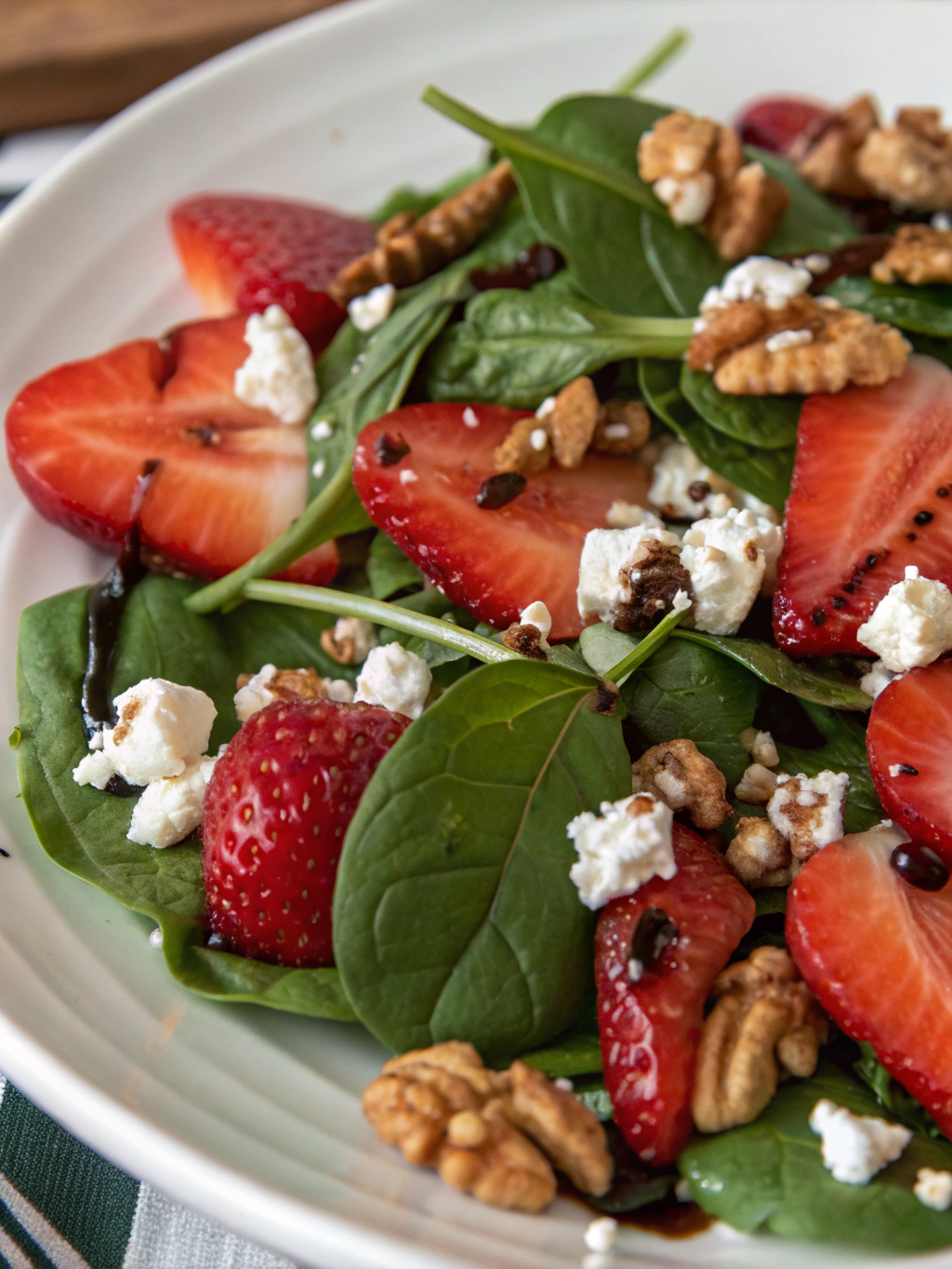 Strawberry Spinach Salad