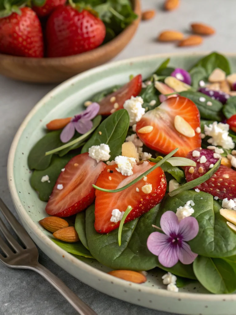 Strawberry Spinach Salad