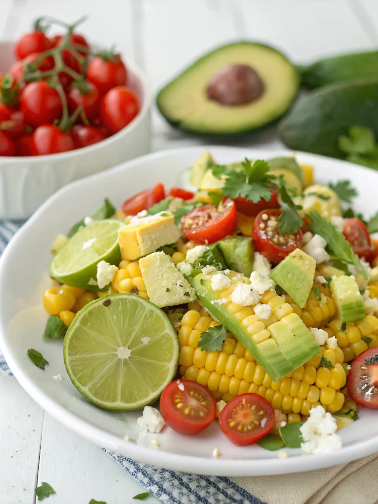 Summer Corn Salad Avocado