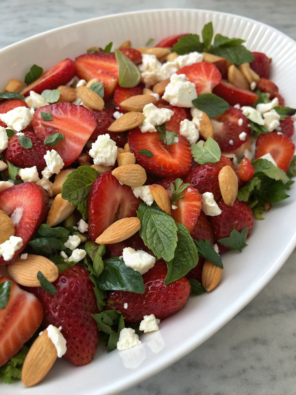 Ingredients for Summer Strawberry Salad