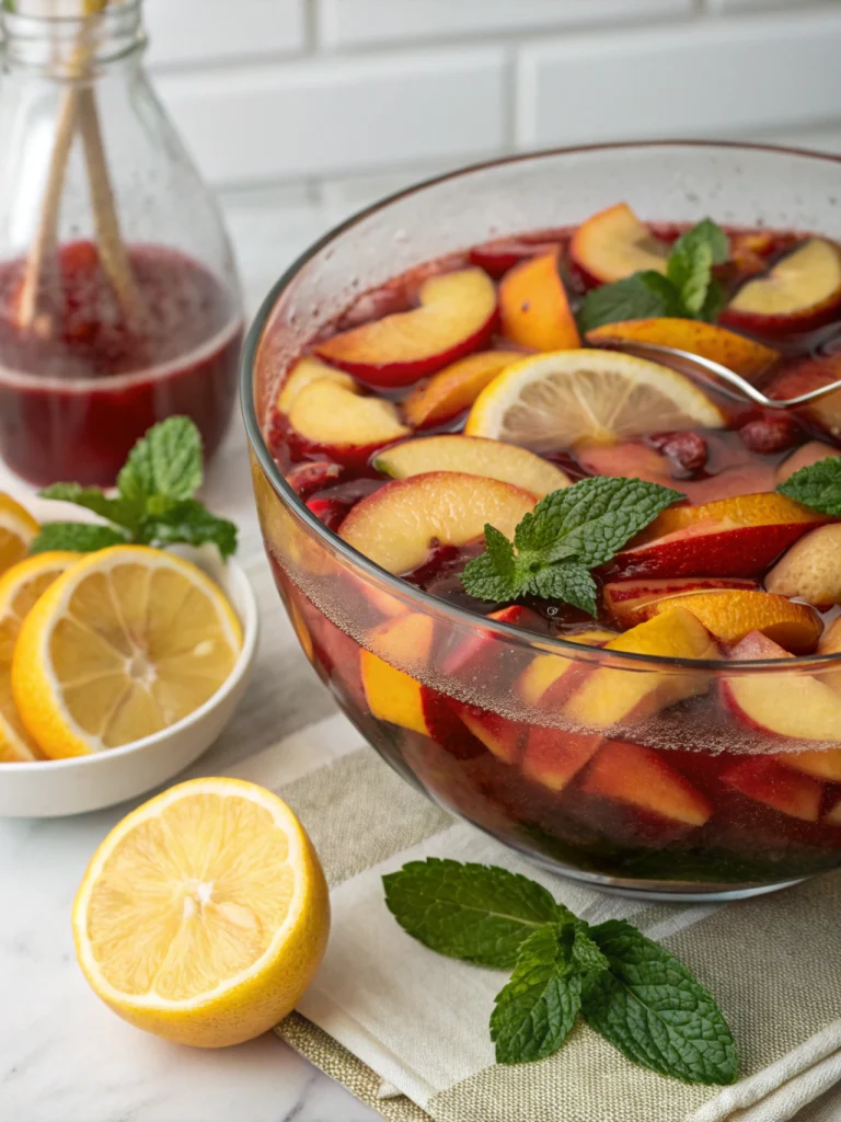 Texas Peach Sangria