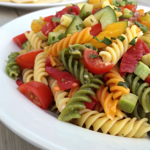 Tri Color Pasta Salad 1