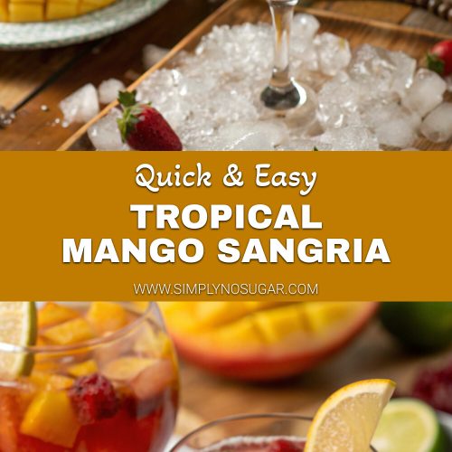 Tropical Mango Sangria pinterest