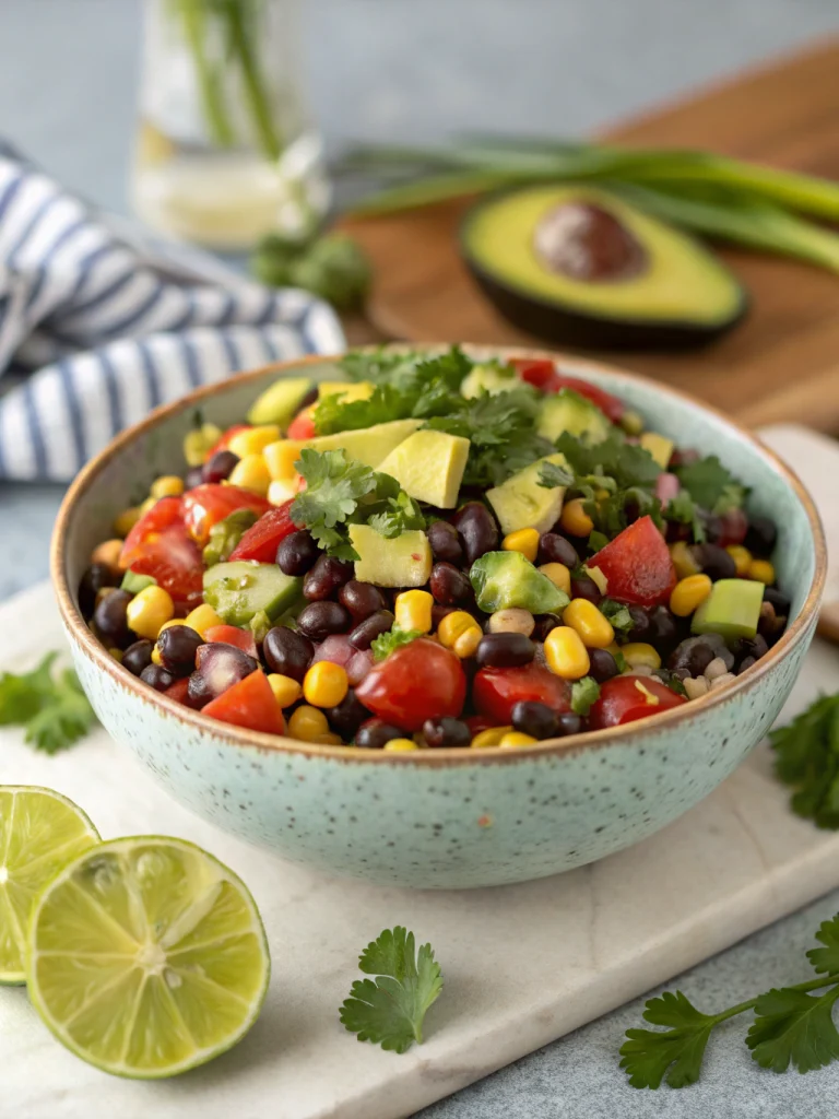 Ultimate Cowboy Caviar (Tex-Mex Bean Salad Dip)