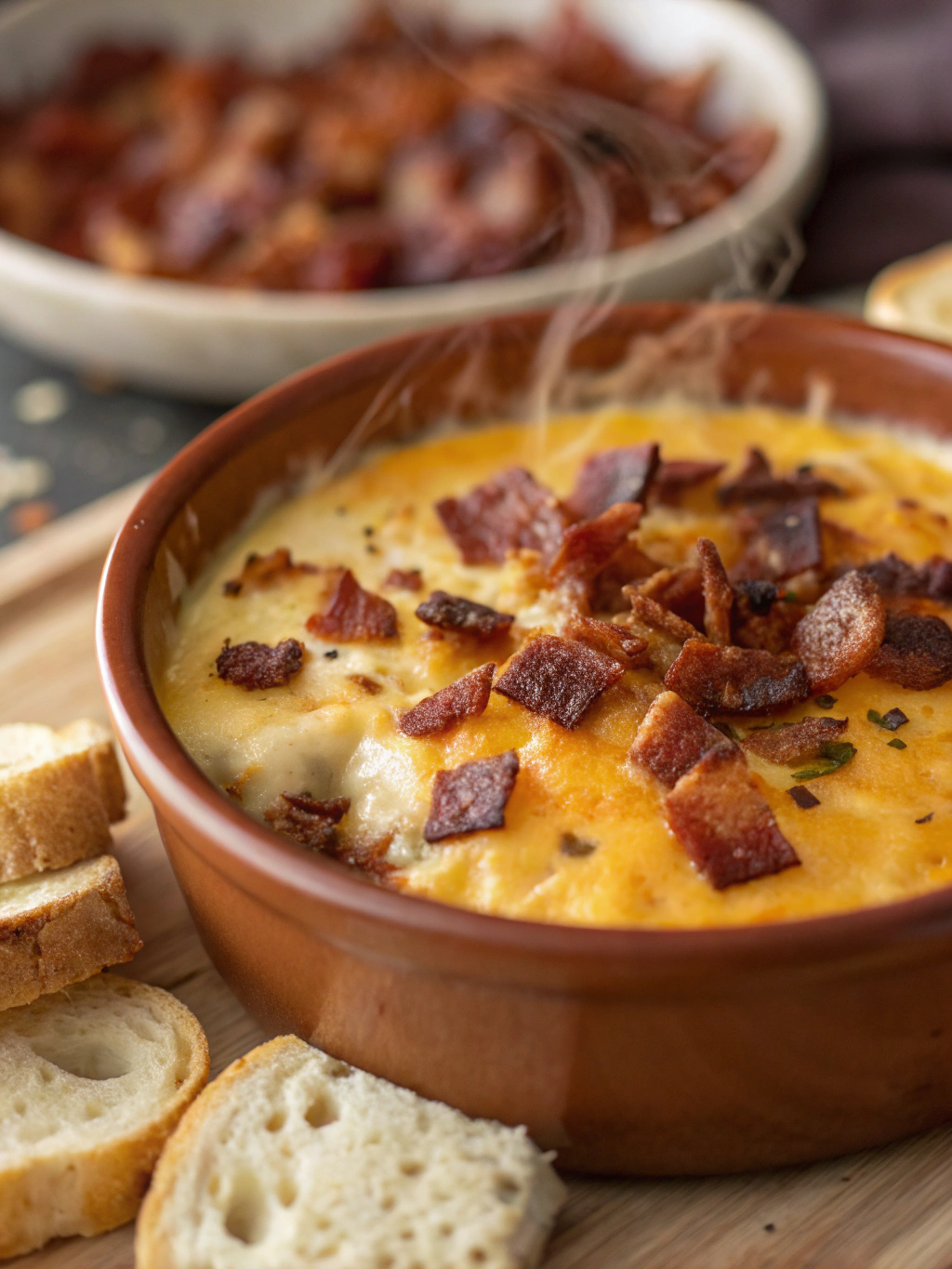 Warm Bacon Cheese Dip