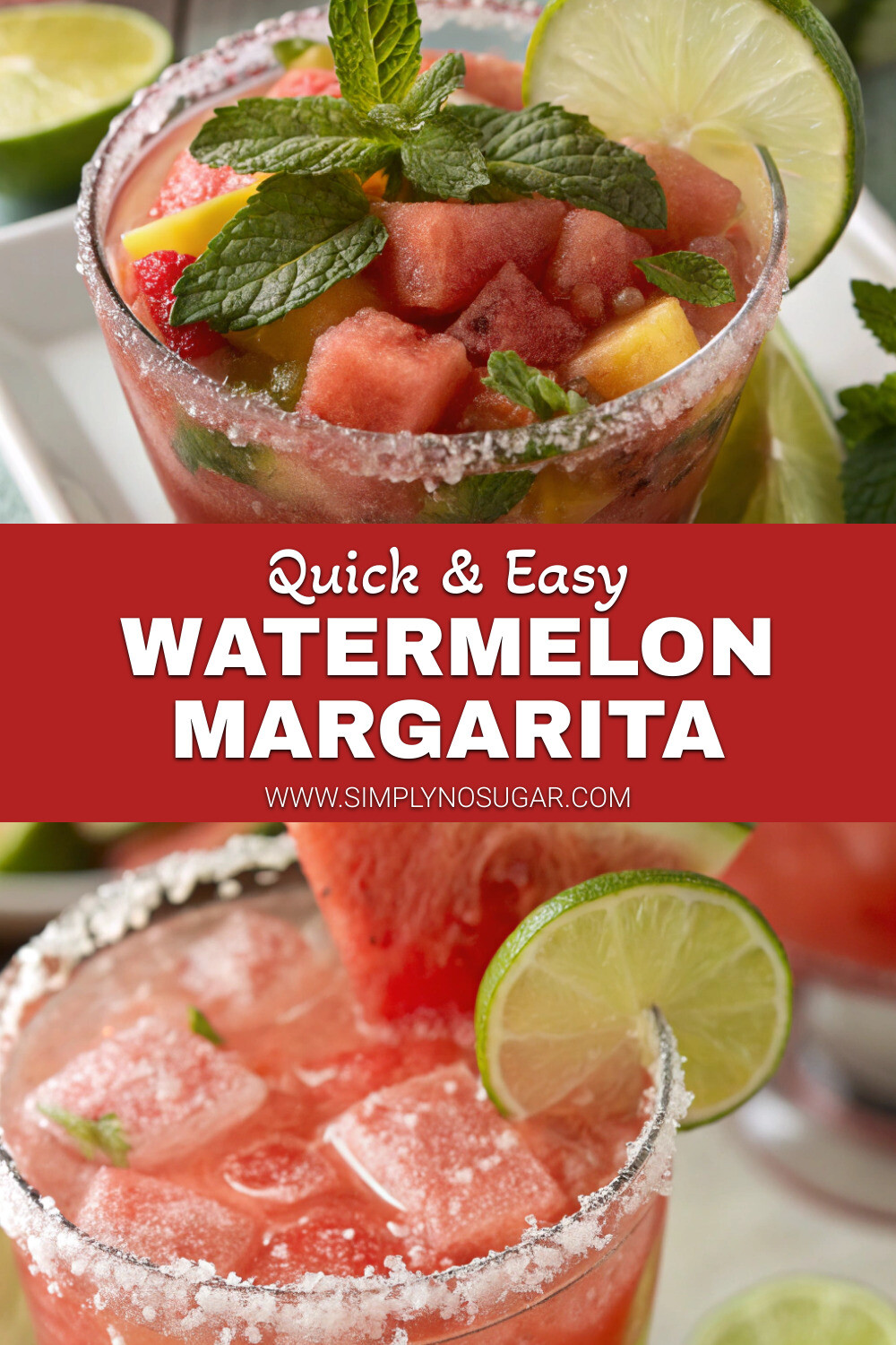 Watermelon Margarita pinterest