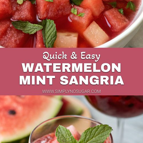 Watermelon Mint Sangria pinterest