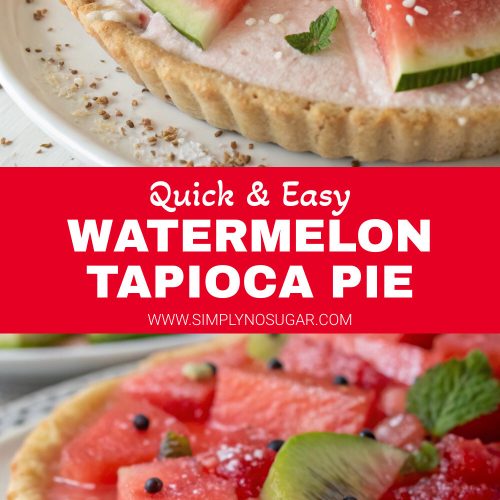 Watermelon Tapioca Pie pinterest