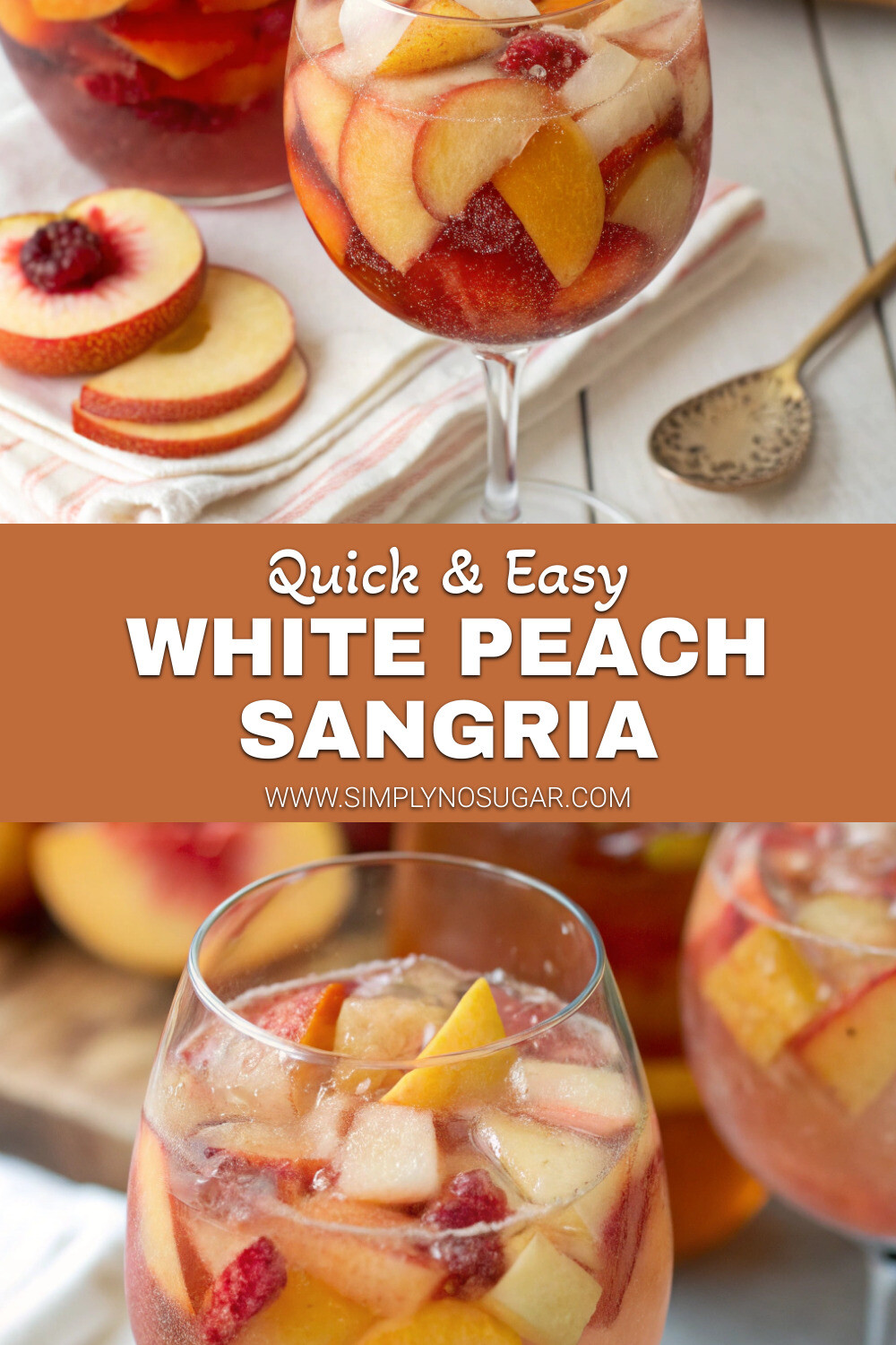 White Peach Sangria pinterest