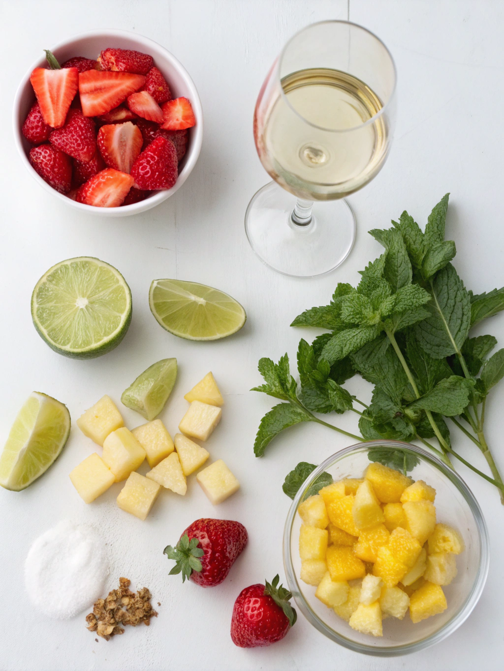 White Tropical Sangria ingredients