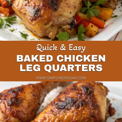 Baked Chicken Leg Quarters pinterest