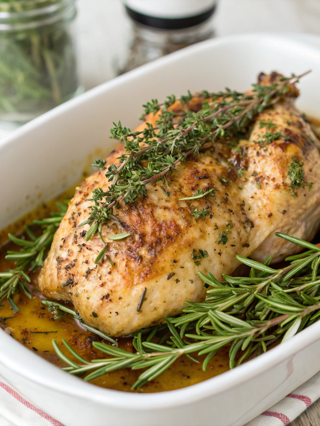 Baked Chicken with Italian Herbs