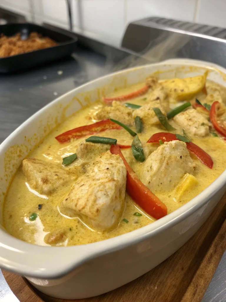 Baked Coconut Curry Chicken