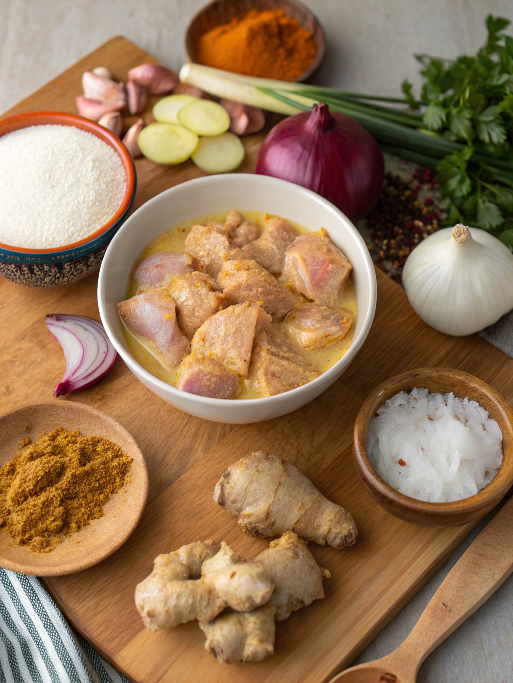 Baked Coconut Curry Chicken ingredients