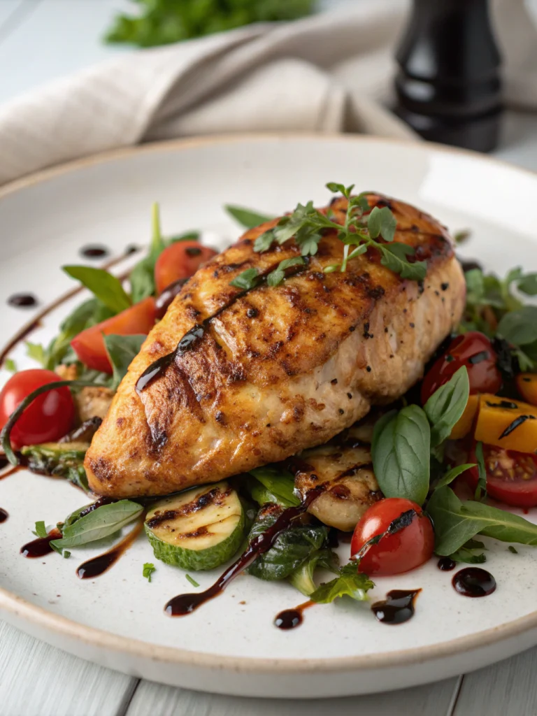 Balsamic Baked Chicken Breast