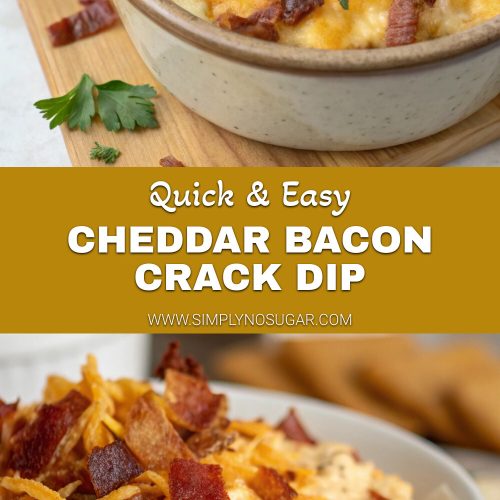 Cheddar Bacon Crack Dip pinterest