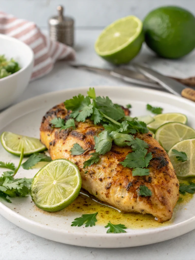 Cilantro Lime Baked Chicken Breast