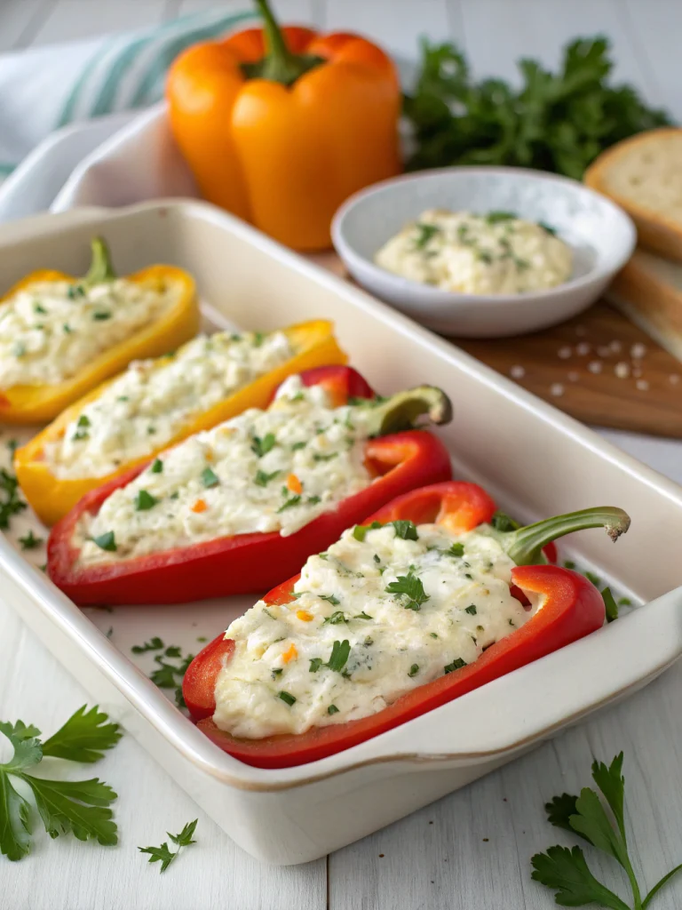 Cream Cheese Stuffed Peppers (Boursin)
