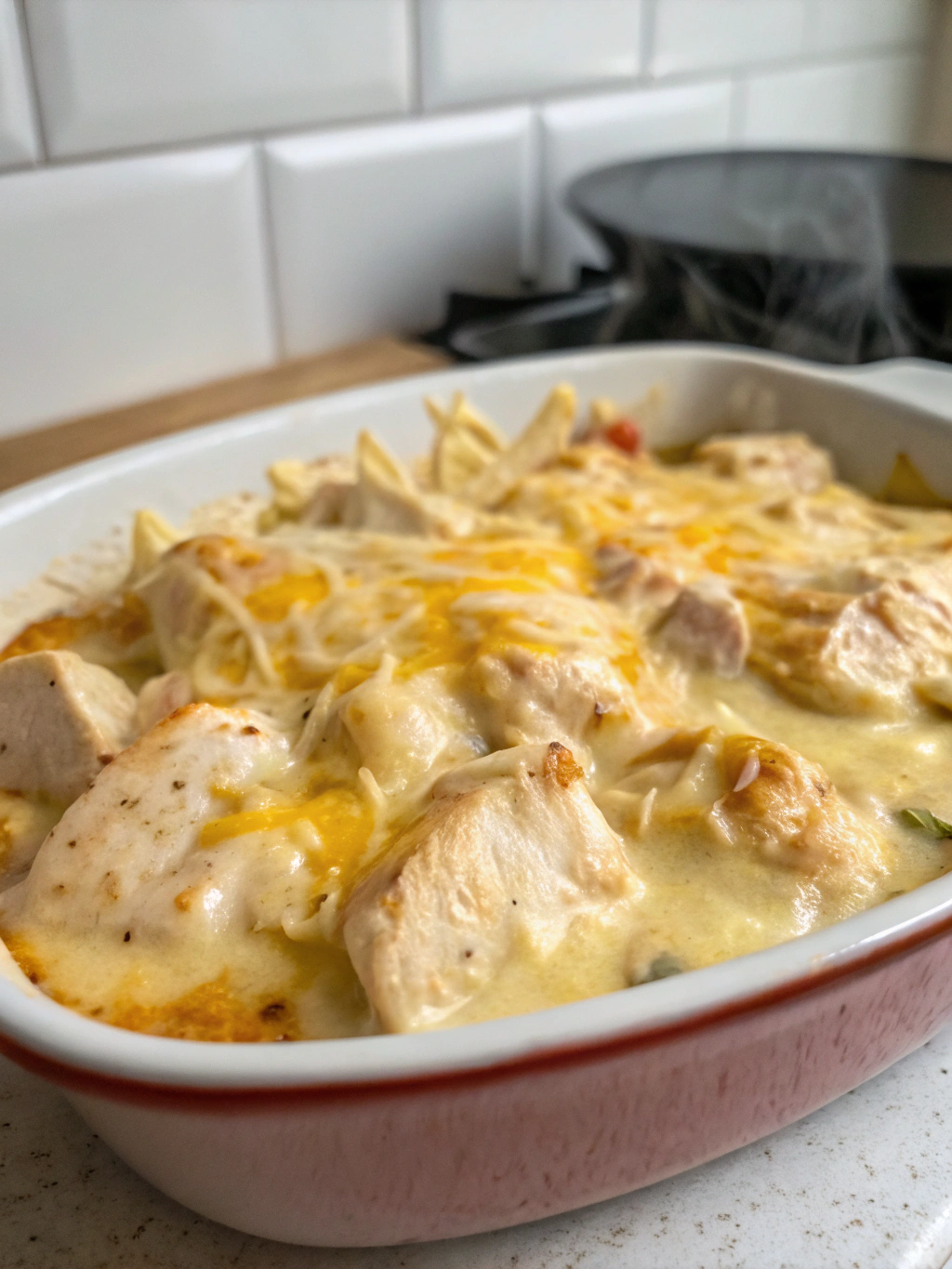 Creamy Chicken Bake with Cream Cheese
