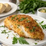Crispy Baked Parmesan Crusted Chicken Breast