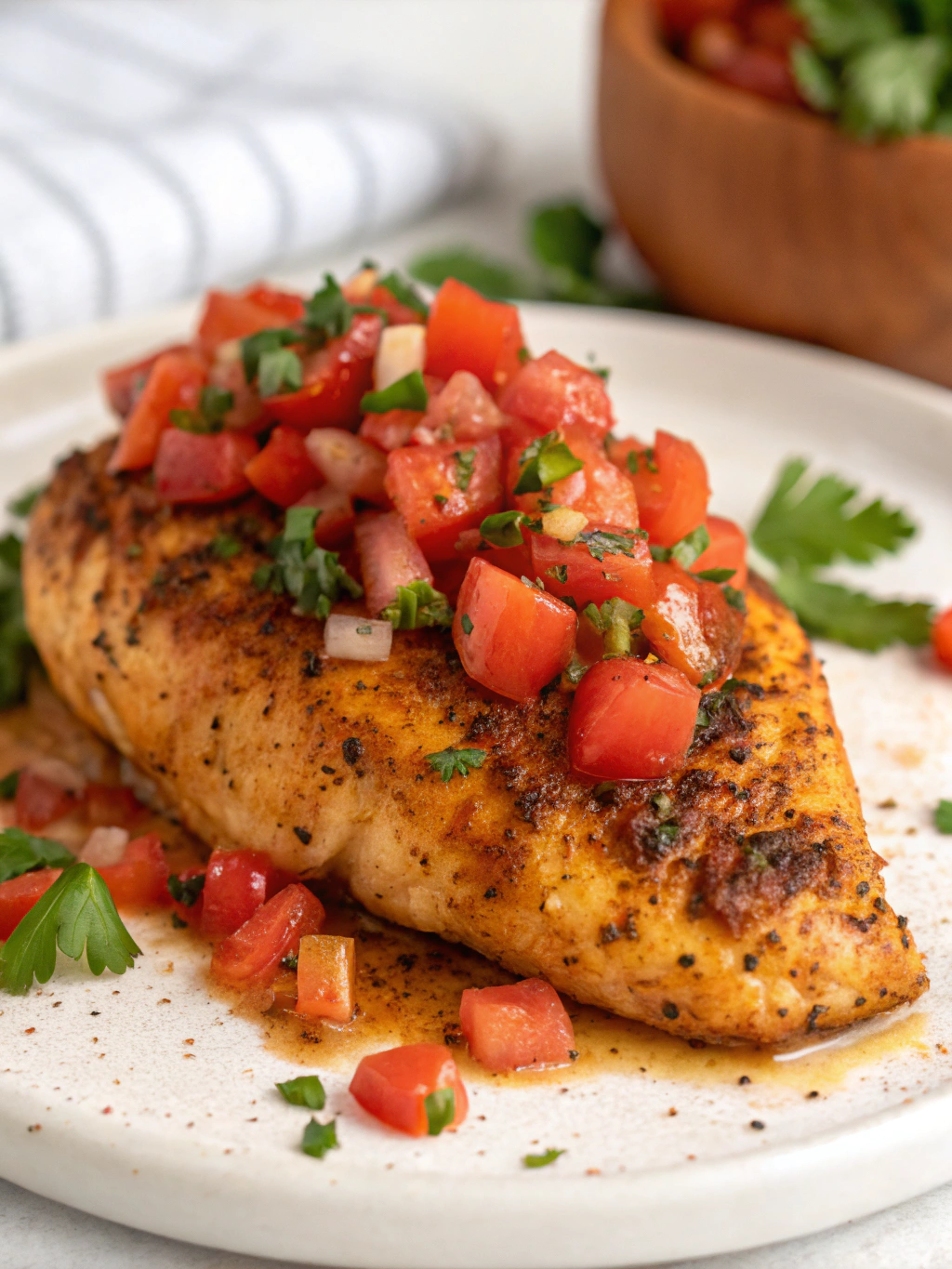 Southwest Baked Chicken Breast ready to cook
