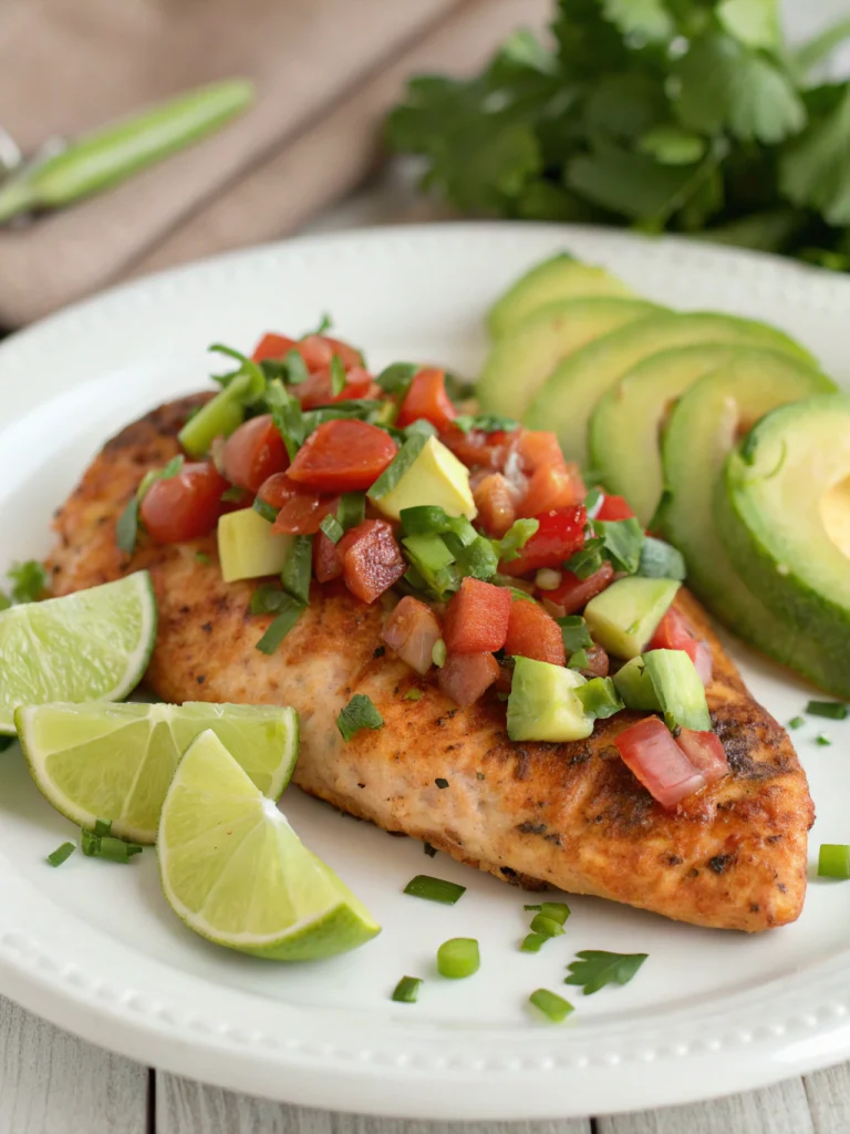 Easy Southwest Baked Chicken Breast