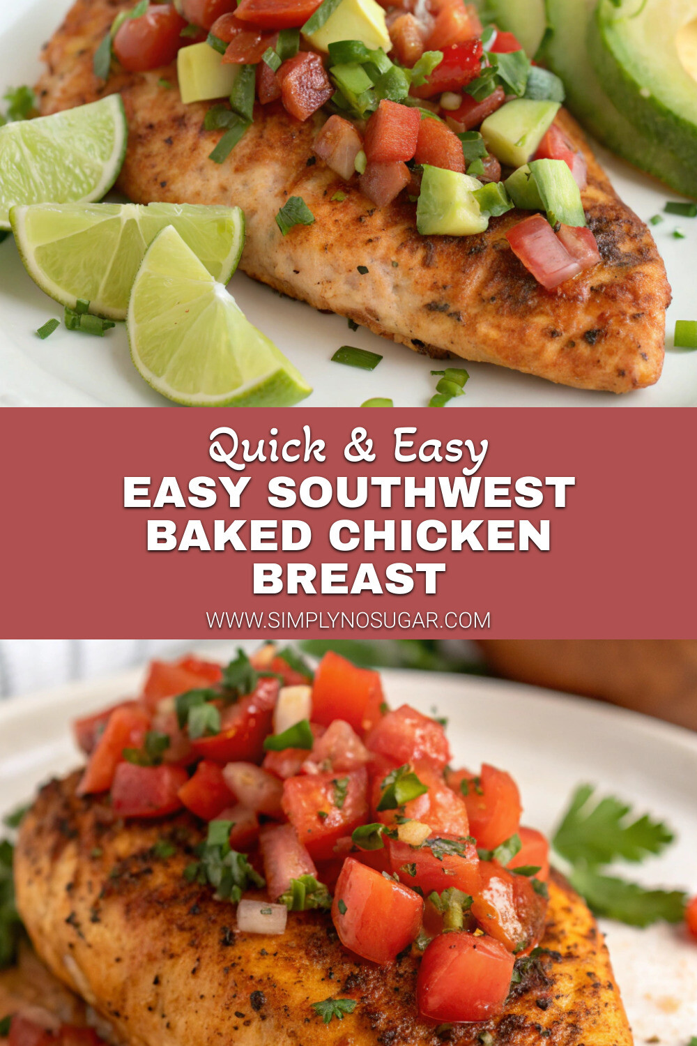 Easy Southwest Baked Chicken Breast