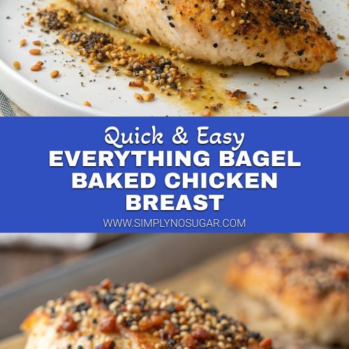 Everything Bagel Baked Chicken Breast pinterest