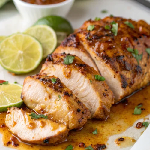 Honey Lime Chipotle Baked Chicken Breast 1
