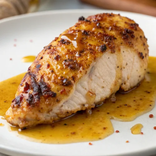 Honey Mustard Baked Chicken Breast 1