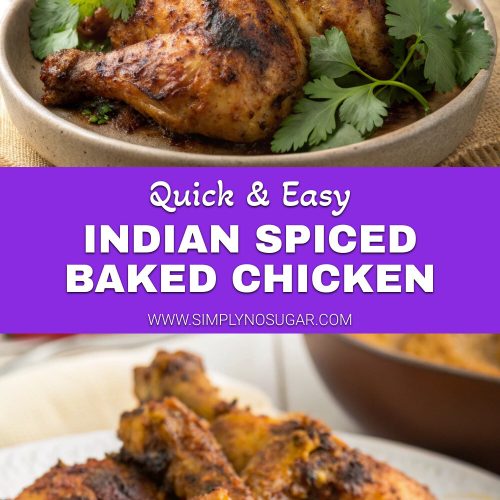 Indian Spiced Baked Chicken pinterest