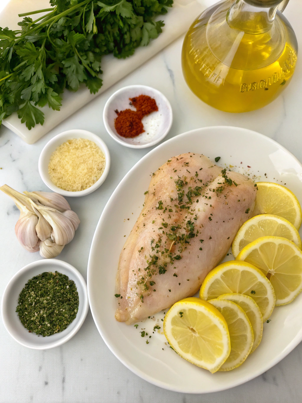 Lemon Pepper Baked Chicken Breast ingredients