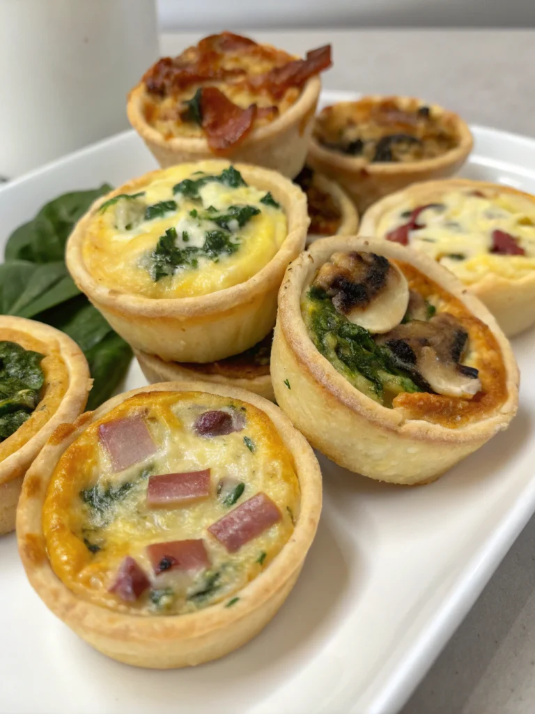 Mini Quiches (Various Fillings)