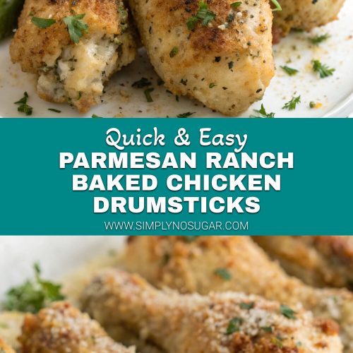 Parmesan Ranch Baked Chicken Drumsticks pinterest
