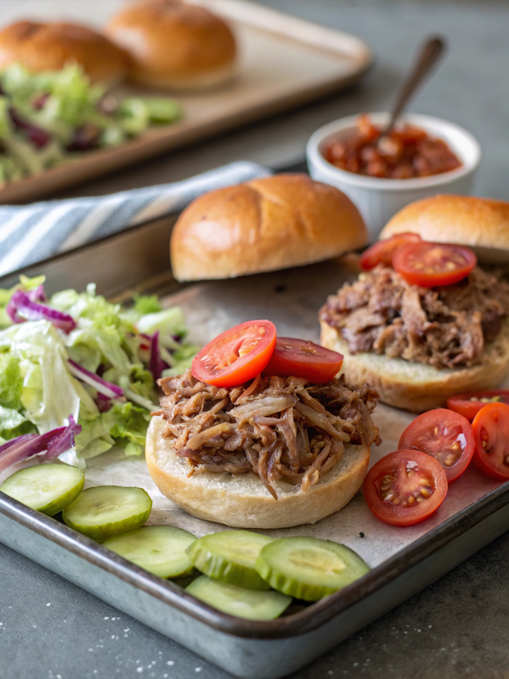Pulled Pork Sliders ingredients