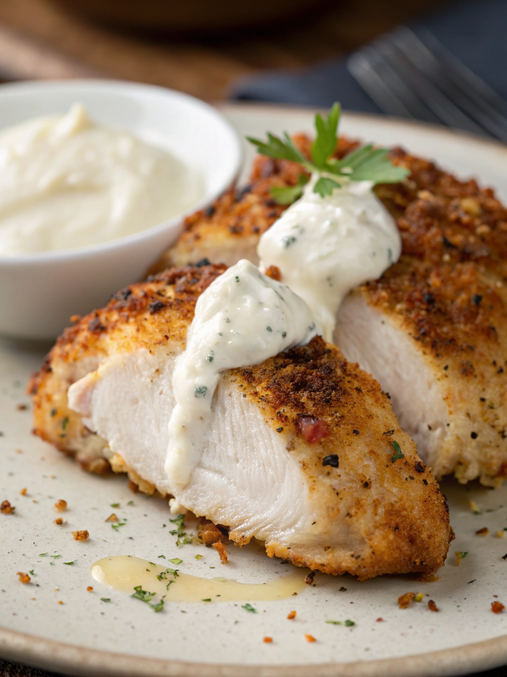 Sour Cream Baked Chicken Breast