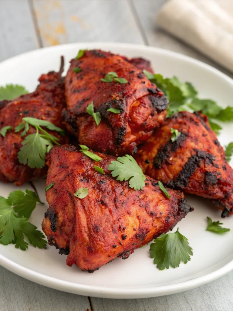 Tandoori Baked Chicken Thighs