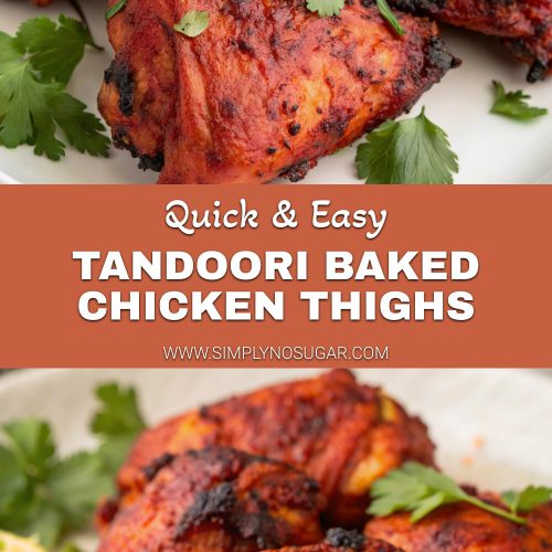 Tandoori Baked Chicken Thighs pinterest